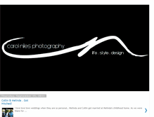 Tablet Screenshot of carolnilesphotography.blogspot.com