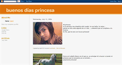 Desktop Screenshot of buenosdiasprincesa.blogspot.com