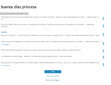 Tablet Screenshot of buenosdiasprincesa.blogspot.com