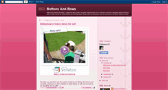 Desktop Screenshot of buttonbows.blogspot.com