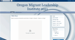 Desktop Screenshot of omli2011.blogspot.com