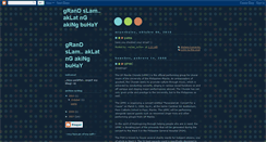Desktop Screenshot of aklatngbuhay.blogspot.com