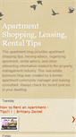 Mobile Screenshot of apartmentleasingtips.blogspot.com