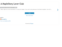 Tablet Screenshot of maplestorylover-club.blogspot.com