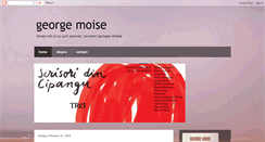 Desktop Screenshot of georgemoise.blogspot.com