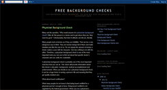 Desktop Screenshot of freebackgroundchecksinfo.blogspot.com