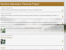 Tablet Screenshot of karolinastykowska-personalproject.blogspot.com