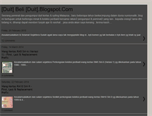 Tablet Screenshot of duitbeliduit.blogspot.com