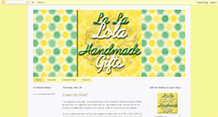 Desktop Screenshot of lalalolagifts.blogspot.com