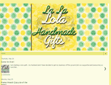 Tablet Screenshot of lalalolagifts.blogspot.com