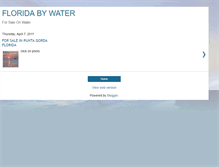 Tablet Screenshot of floridabywater.blogspot.com