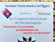 Tablet Screenshot of congresointernacionalpedagogia.blogspot.com