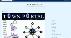 Desktop Screenshot of lexboundary.blogspot.com