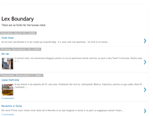 Tablet Screenshot of lexboundary.blogspot.com