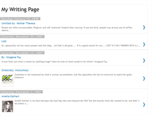 Tablet Screenshot of mywritingdragonflymystic.blogspot.com