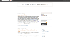 Desktop Screenshot of mildandbitter.blogspot.com