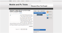 Desktop Screenshot of mobileandpctricks.blogspot.com