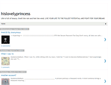 Tablet Screenshot of hislovelyprincess.blogspot.com