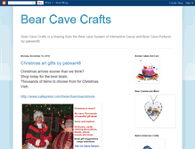 Tablet Screenshot of bearcavecrafts.blogspot.com