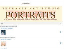 Tablet Screenshot of ferrarisartportraits.blogspot.com