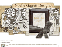 Tablet Screenshot of noellegarrettdesigns.blogspot.com