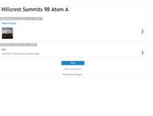 Tablet Screenshot of hillcrestsummits.blogspot.com