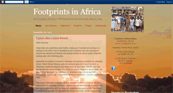 Desktop Screenshot of footprints-in-africa.blogspot.com