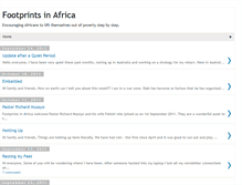 Tablet Screenshot of footprints-in-africa.blogspot.com