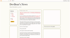Desktop Screenshot of dovbearnews.blogspot.com