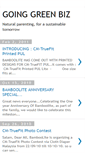Mobile Screenshot of goinggreenbiz.blogspot.com