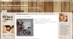 Desktop Screenshot of conny-meinekleinebastelwelt.blogspot.com