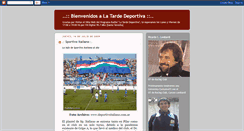 Desktop Screenshot of latardedeportiva.blogspot.com