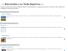 Tablet Screenshot of latardedeportiva.blogspot.com