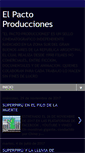 Mobile Screenshot of elpactoproducciones.blogspot.com
