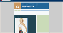 Desktop Screenshot of elishcurthbert.blogspot.com