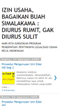 Mobile Screenshot of izinusaha-dadi.blogspot.com