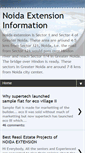 Mobile Screenshot of noida-extension.blogspot.com