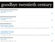 Tablet Screenshot of goodbye20thcentury.blogspot.com