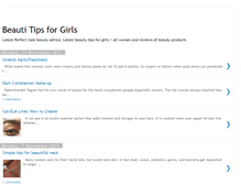 Tablet Screenshot of beautitipsforgirls.blogspot.com