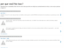 Tablet Screenshot of porquevocefezisso.blogspot.com