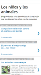 Mobile Screenshot of ninosyanimales.blogspot.com