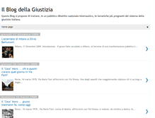 Tablet Screenshot of ilblogdellagiustizia.blogspot.com