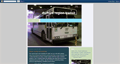 Desktop Screenshot of durhamregiontransit.blogspot.com