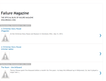 Tablet Screenshot of failuremagazine.blogspot.com
