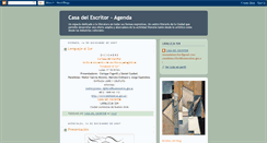 Desktop Screenshot of casadelescritor.blogspot.com