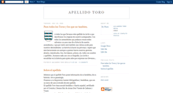 Desktop Screenshot of apellido-toro.blogspot.com