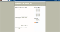 Desktop Screenshot of amateurix.blogspot.com
