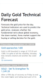 Mobile Screenshot of dailygoldtechnicalforecast.blogspot.com