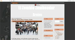 Desktop Screenshot of elzombiezumbeador.blogspot.com