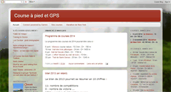 Desktop Screenshot of course-a-pied-gps-forerunner-305.blogspot.com